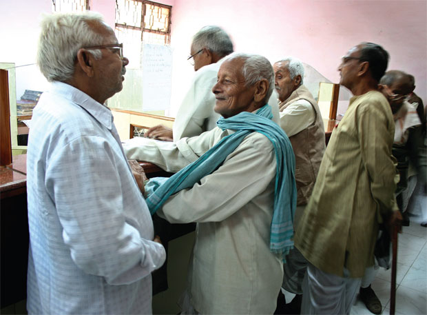 Who will laugh last? Senior citizens drawing their pensions
