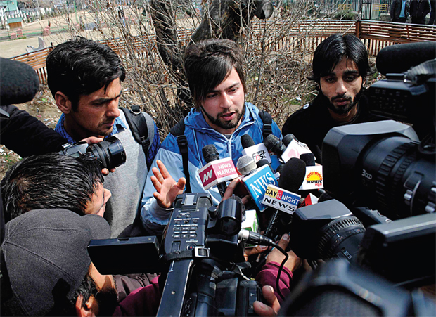 More than a game The expelled students speak to the media in Srinagar
